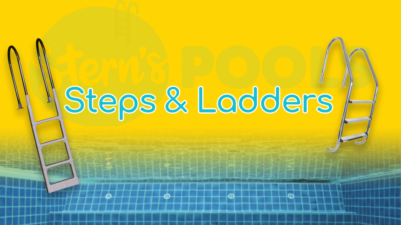 steps and ladder in the pool